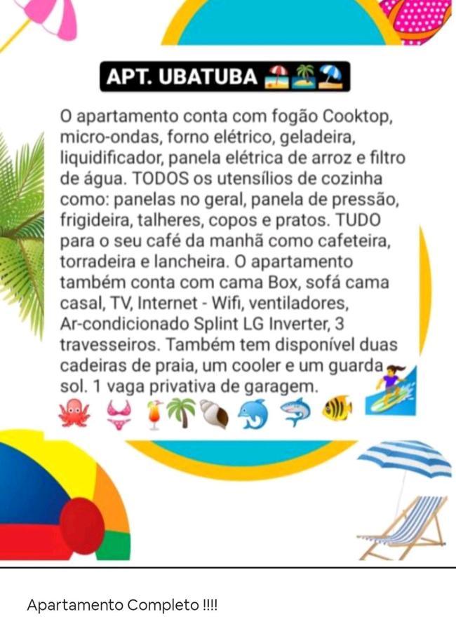 Apartamento Ubatuba - Praia Grande - 200M Da Praia المظهر الخارجي الصورة